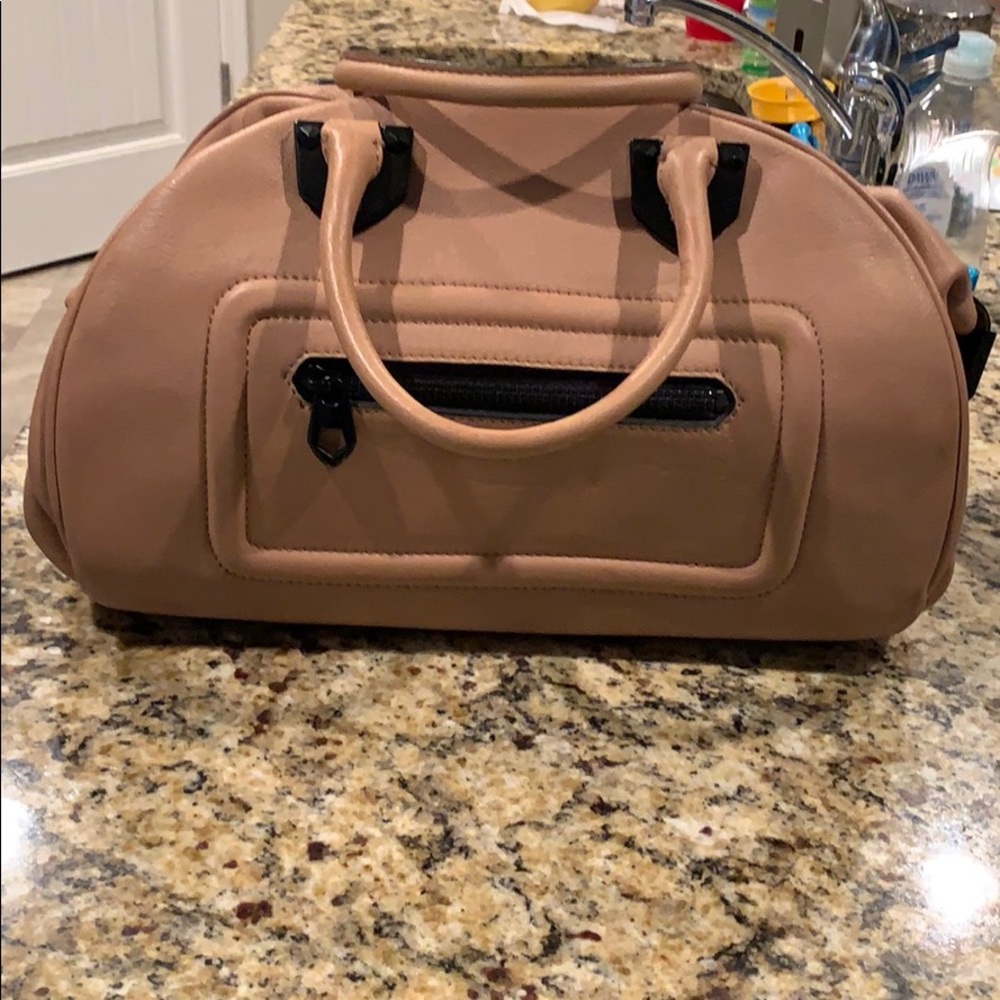 Tan leather bag